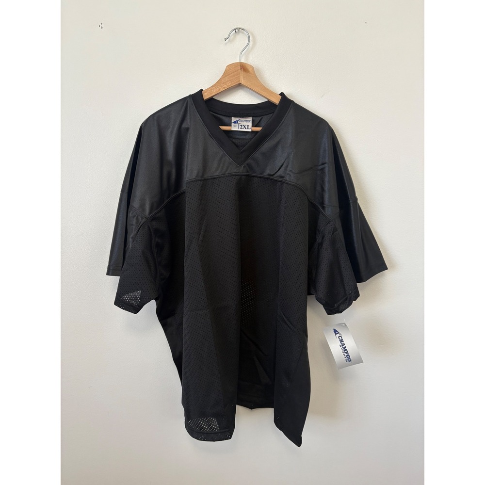 CHAMPRO Men's Flag Football Jersey – Black – 2XL – NWT - Picture 2 of 5